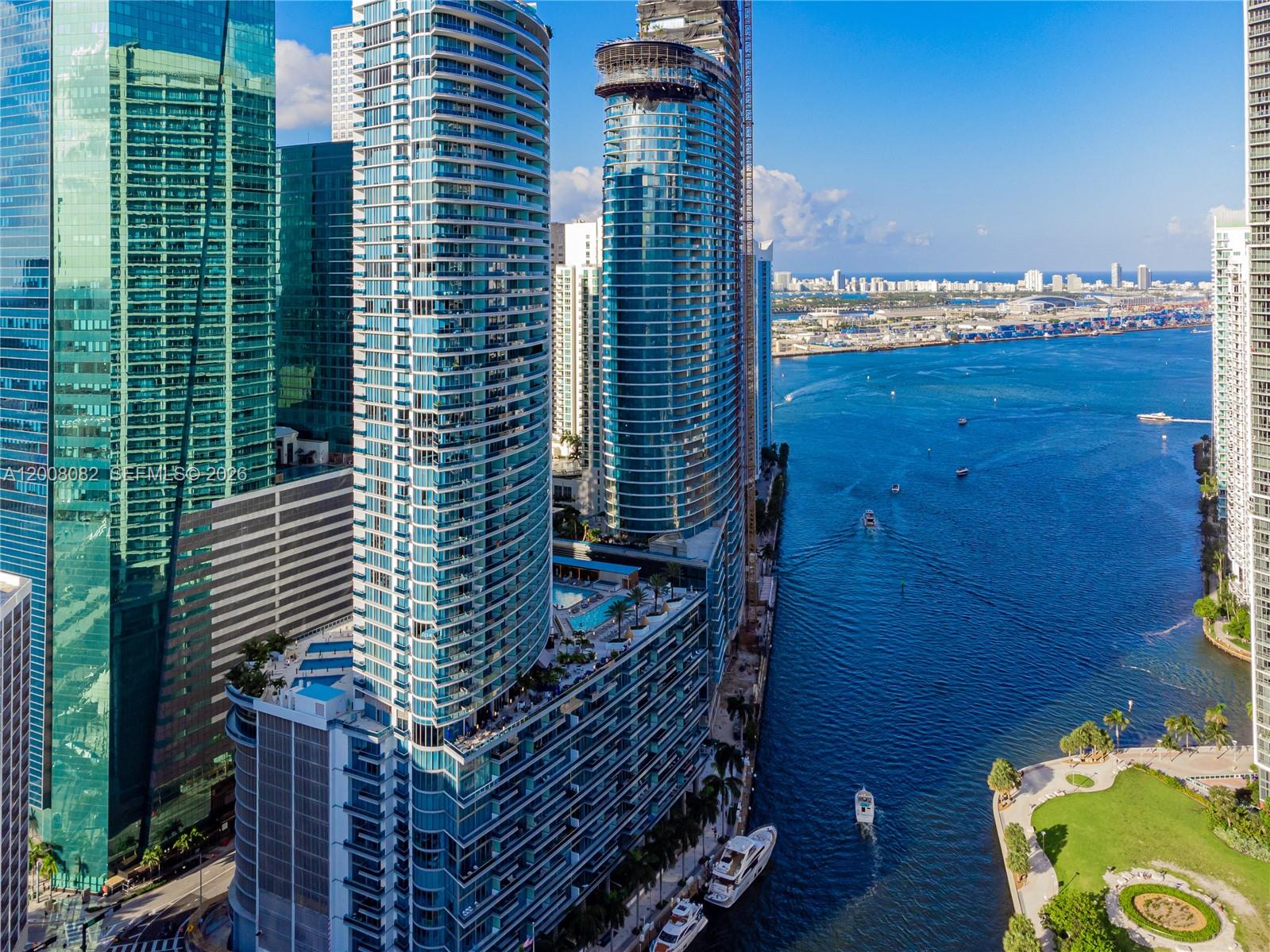 200 Biscayne Blvd Way, Unit 5001 Miami, FL 33131 - Photo 2 of 53 a view of a balcony with an outdoor space