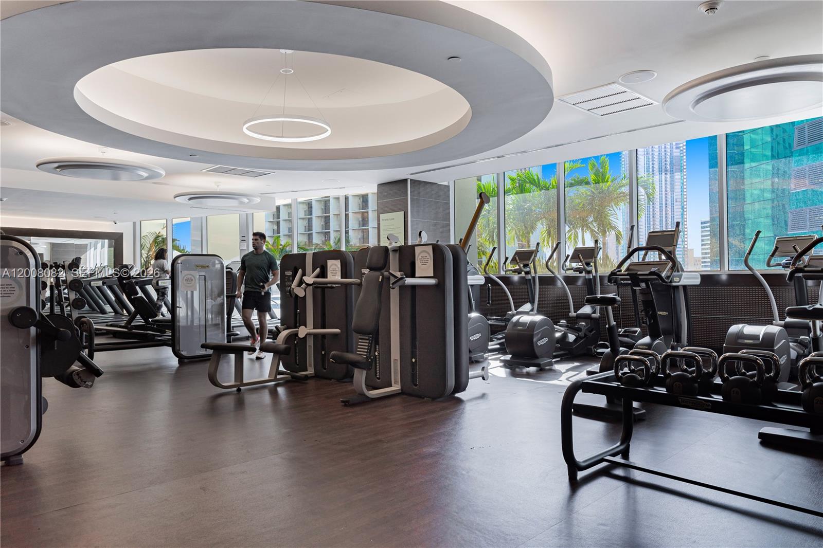 200 Biscayne Blvd Way, Unit 5001 Miami, FL 33131 - Photo 53 of 53 a view of a room with gym equipment
