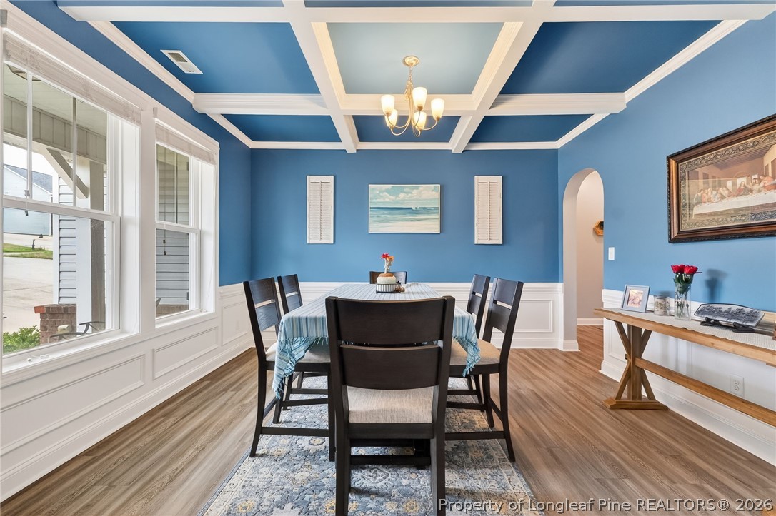 5129 Carson Allen Road Hope Mills, NC 28348 - Photo 12 of 50 a view of a dining room with furniture window and outside view