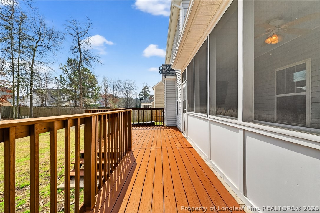 5129 Carson Allen Road Hope Mills, NC 28348 - Photo 40 of 50 a view of balcony with staircase