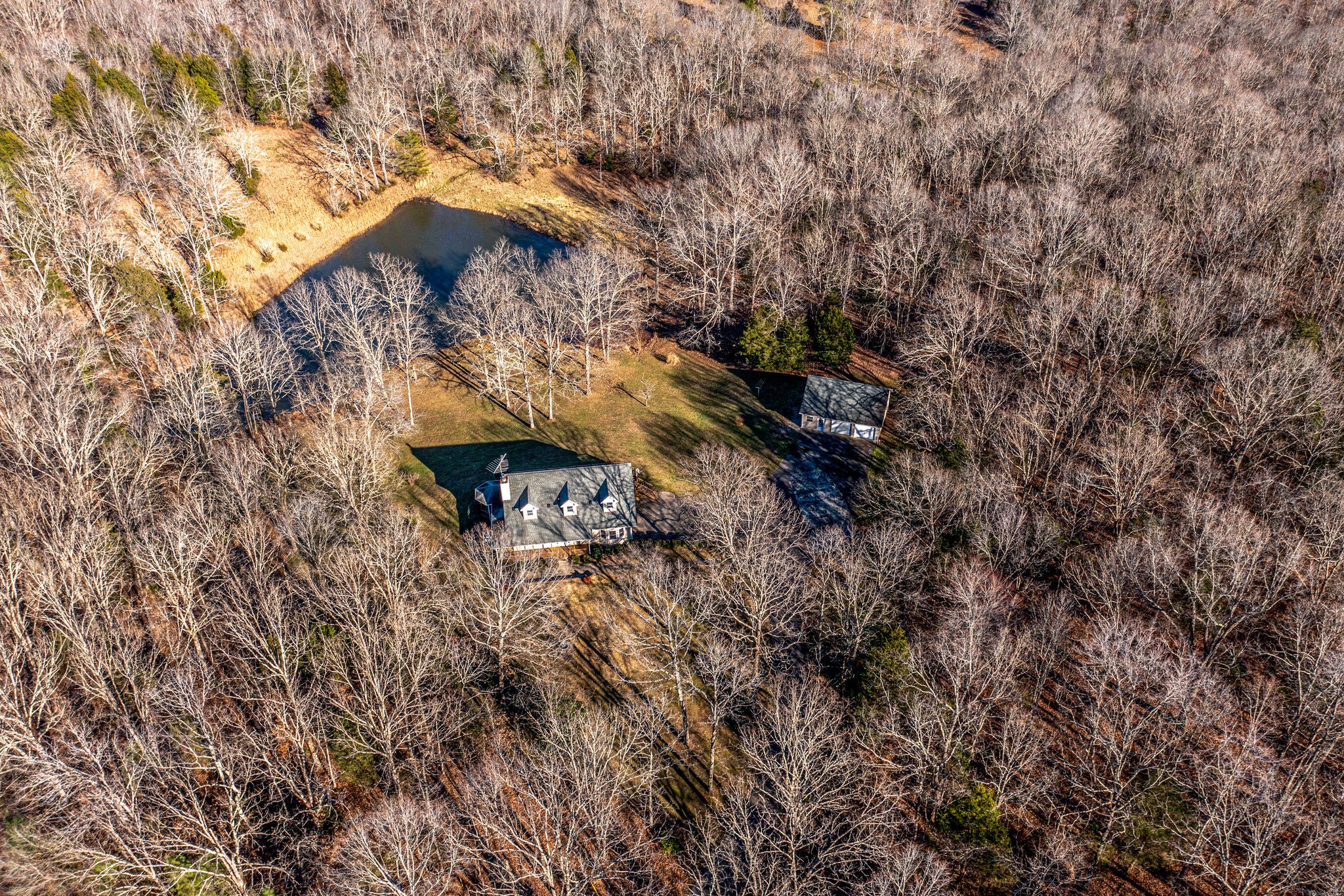 851 Roy Donegan Road Dickson, TN 37055 - Photo 50 of 51 a view of a wooden fence of the house