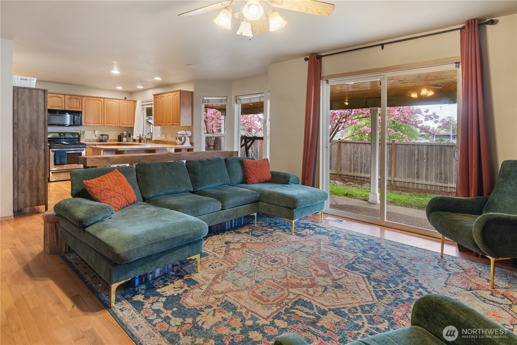 263 Hamilton Court Buckley, WA 98321 - Photo 12 of 35 a living room with furniture and a large window