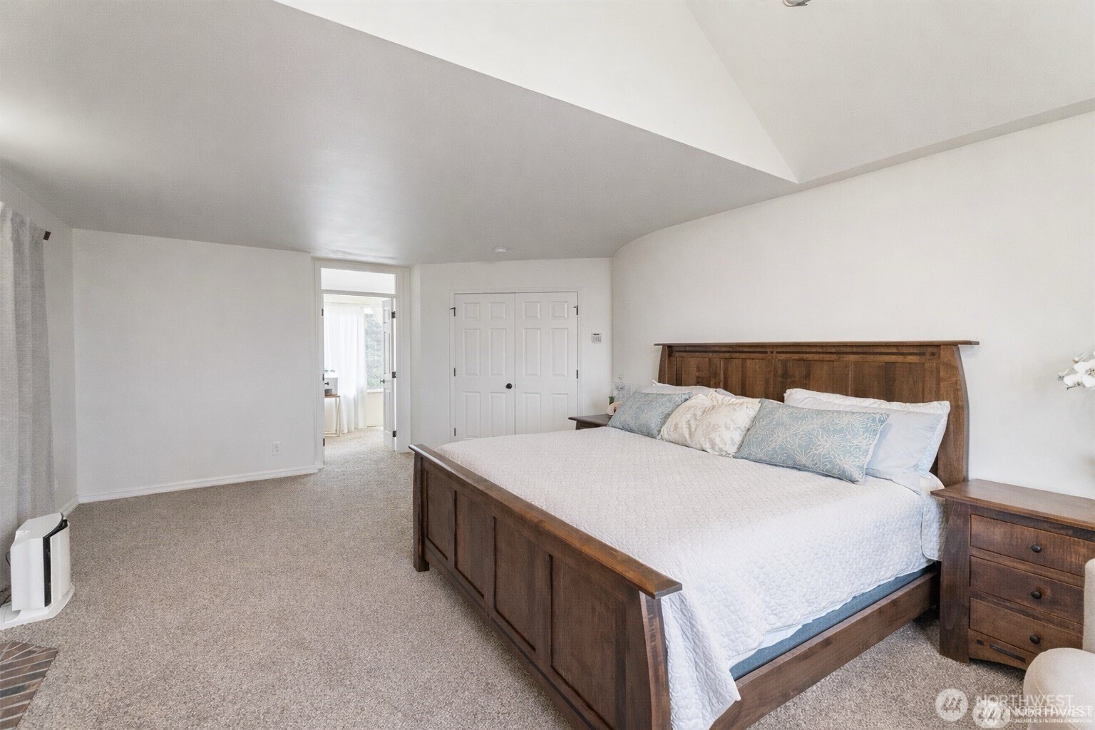 1918 Broadview Wenatchee, WA 98801 - Photo 19 of 38 a bedroom with a bed and a night stand