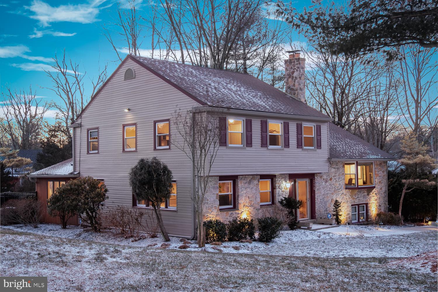 210 Plush Mill Road Wallingford, PA 19086 - Photo 3 of 38 Twilight View