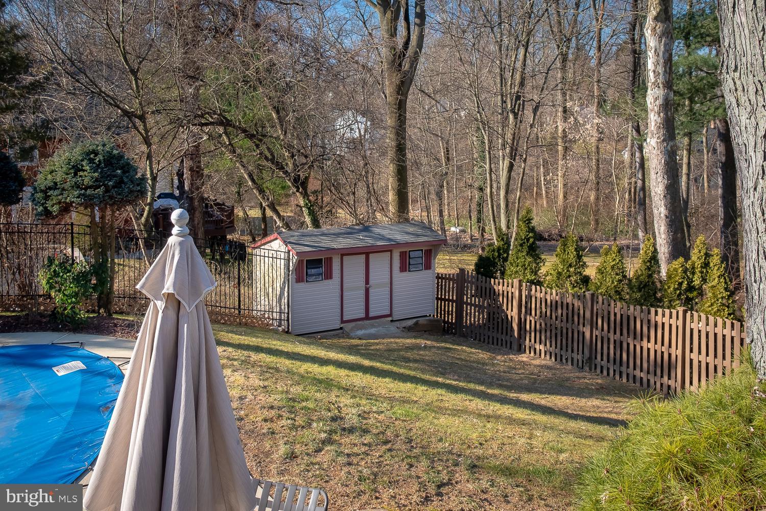 210 Plush Mill Road Wallingford, PA 19086 - Photo 27 of 38 Storage Shed in Back Yard