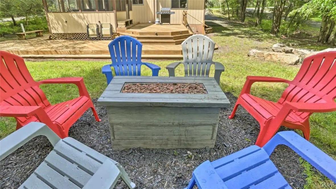 1017 Clover Road Long Pond, PA 18334 - Photo 3 of 45 a view of an outdoor sitting space