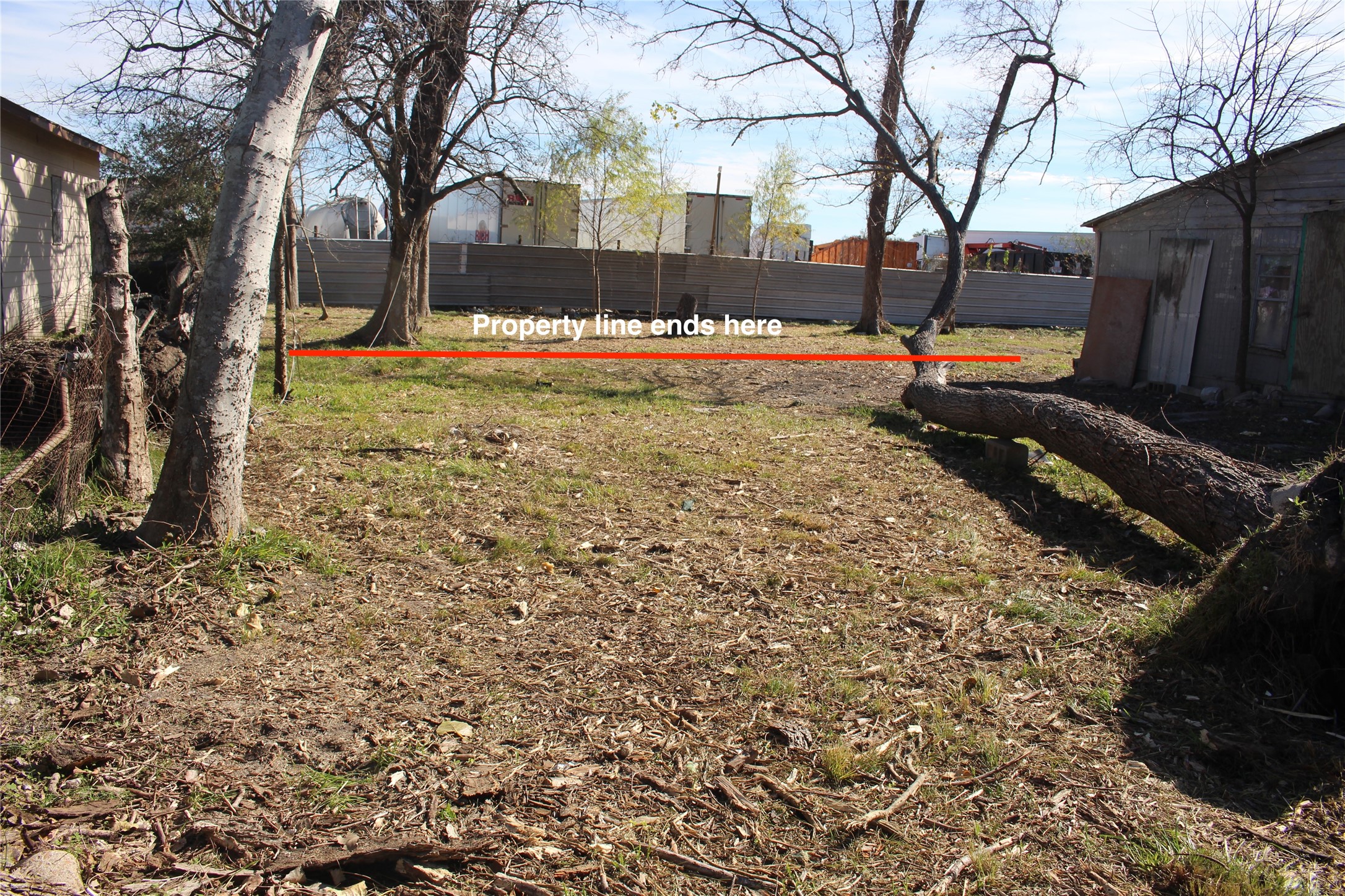 8227 Mendez Street Houston, TX 77029 - Photo 4 of 7 a view of a yard with snow on the road