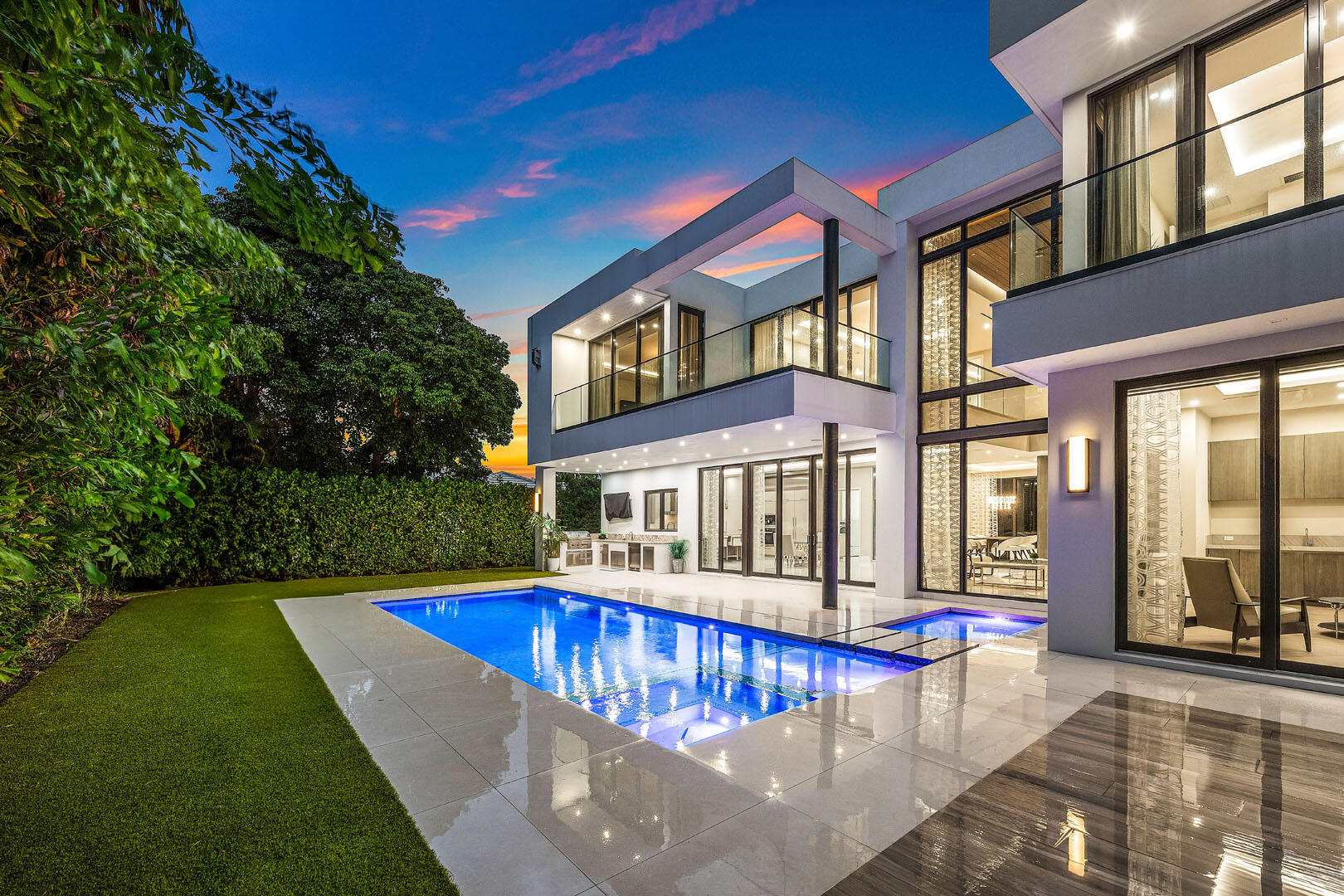 2391 Areca Palm Road Boca Raton, FL 33432 - Photo 8 of 82 a view of a house with a yard balcony
