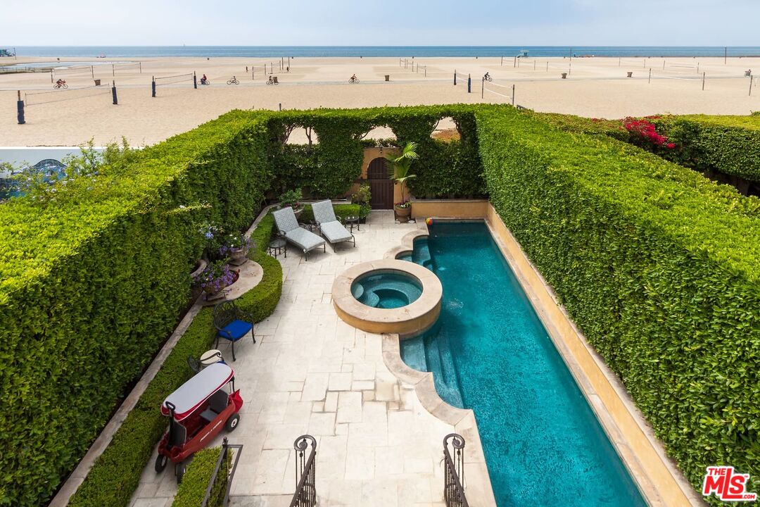 703 Palisades Beach Road Santa Monica, CA 90402 - Photo 13 of 37 a view of swimming pool from a balcony