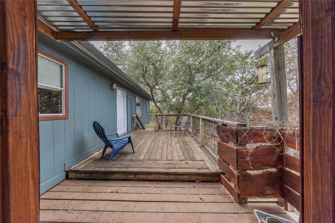 715 Bee Gee Road Driftwood, TX 78619 - Photo 39 of 40 a view of balcony with furniture