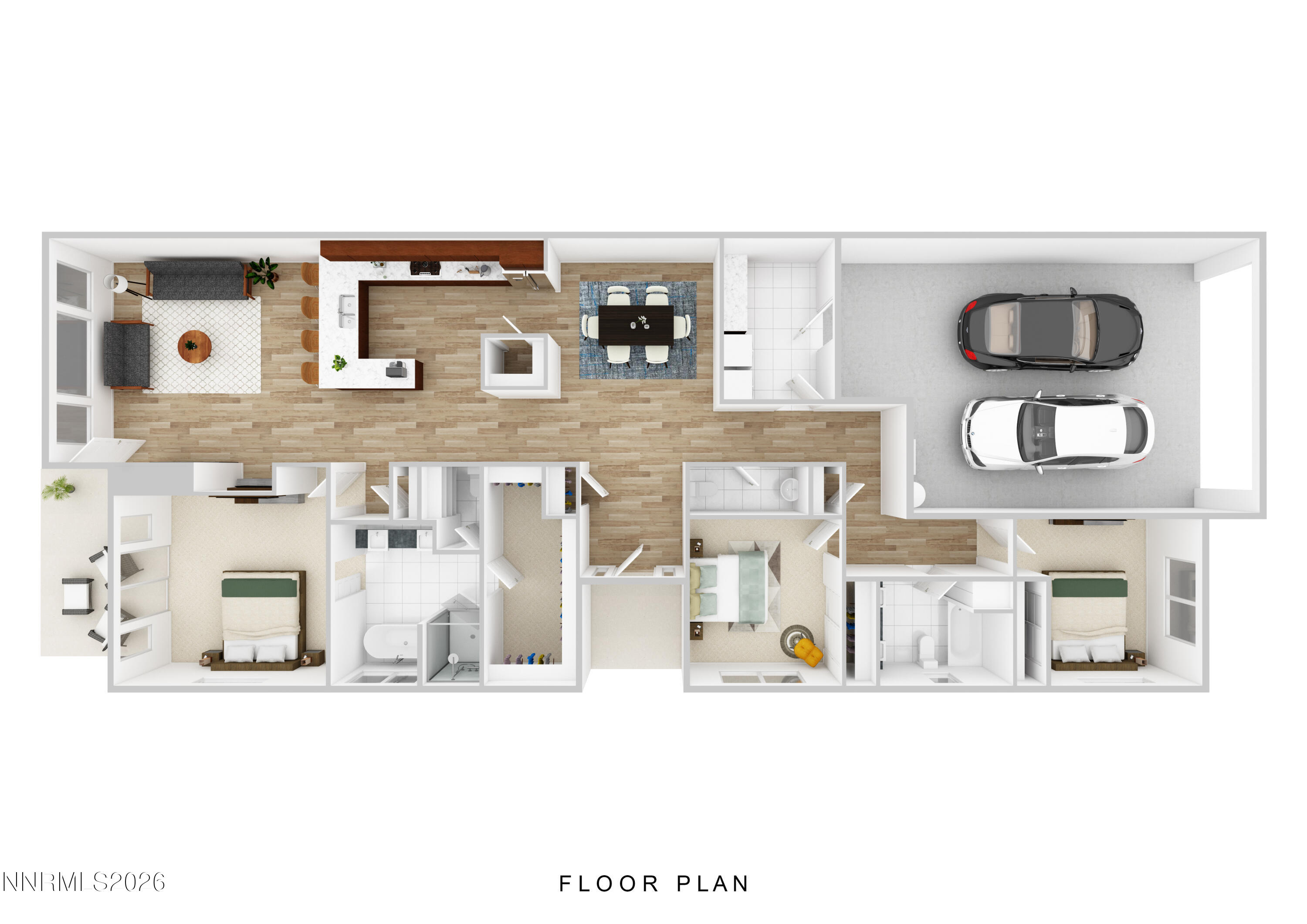 3136 Orrizonte Terrace Reno, NV 89512 - Photo 38 of 38 3D Floor plan