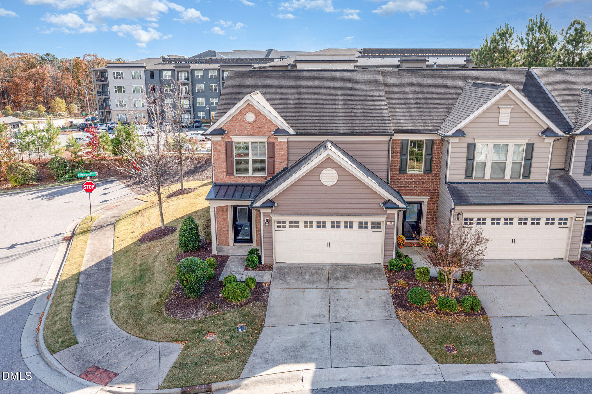 501 Brier Crossings Loop Durham, NC 27703 - Photo 27 of 31 a view of a street with entryway of the house