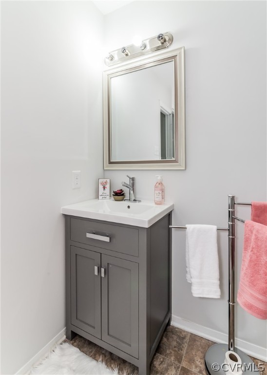 4403 Rabbit Foot Place North Chesterfield, VA 23236 - Photo 30 of 50 a bathroom with a sink vanity and mirror