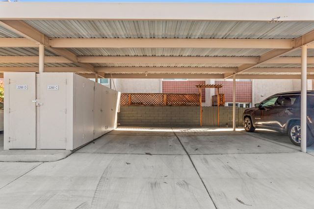 a view of parking garage