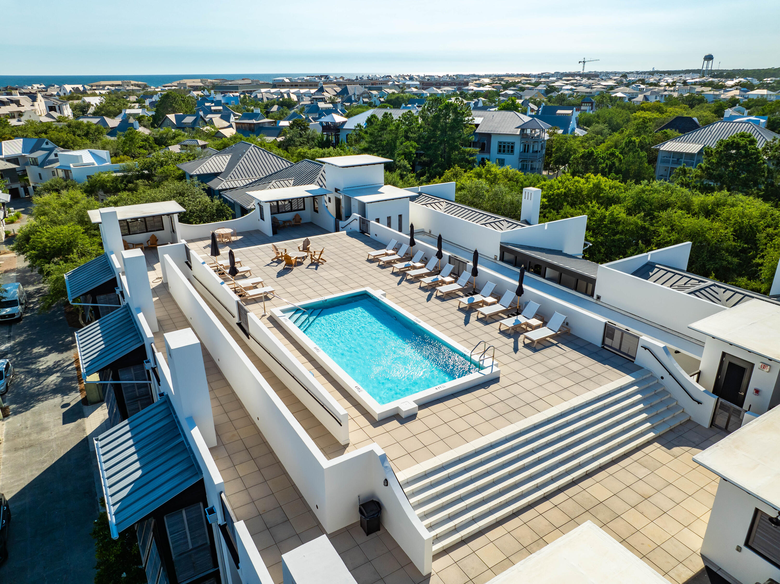 136 Georgetown Avenue, Unit 3B3 Inlet Beach, FL 32461 - Photo 66 of 68 a picture of a city view from a terrace