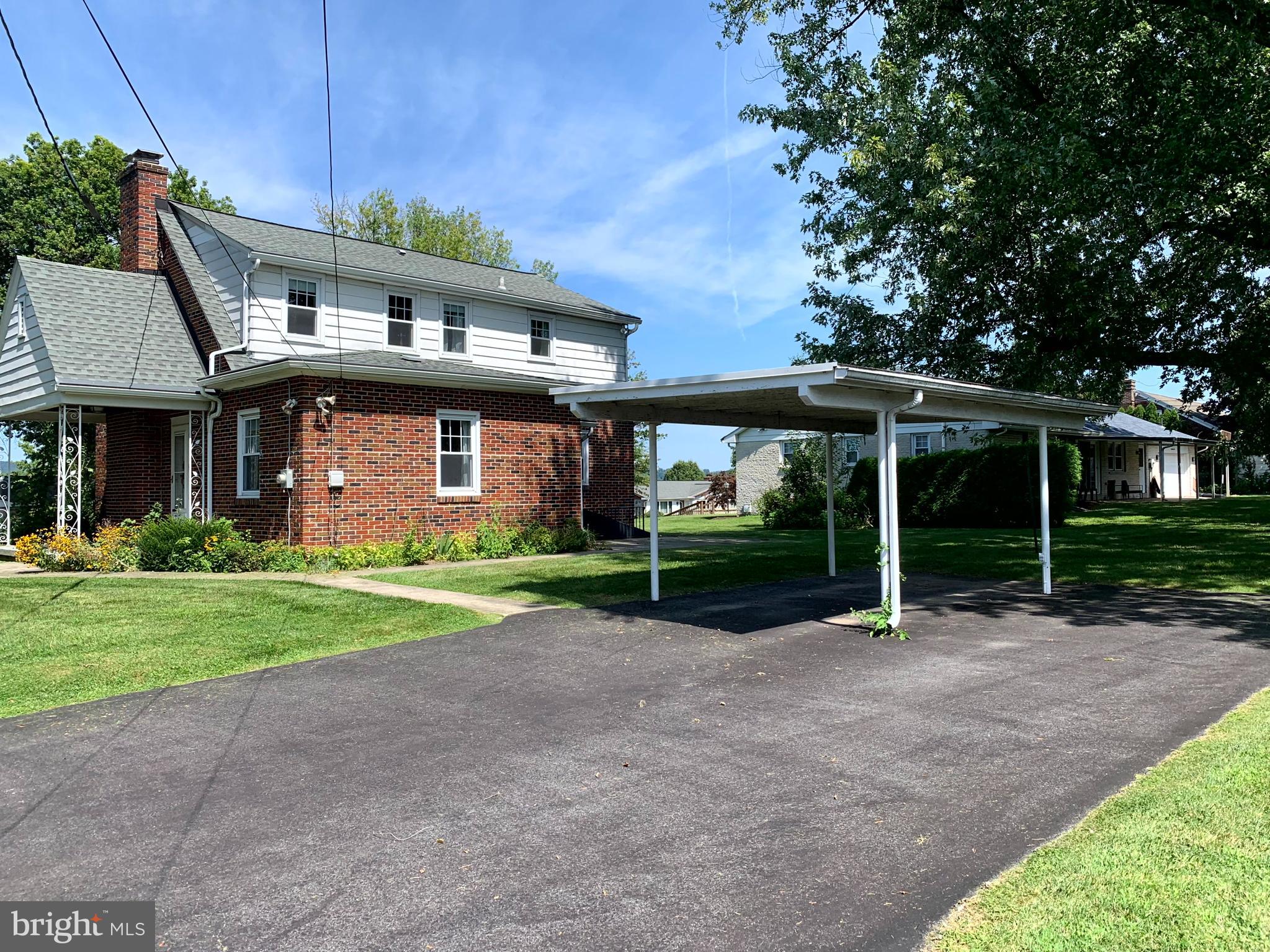 4600 Hillside Road Reading, PA 19606 - Photo 25 of 28 rear view driveway/detached carport/home