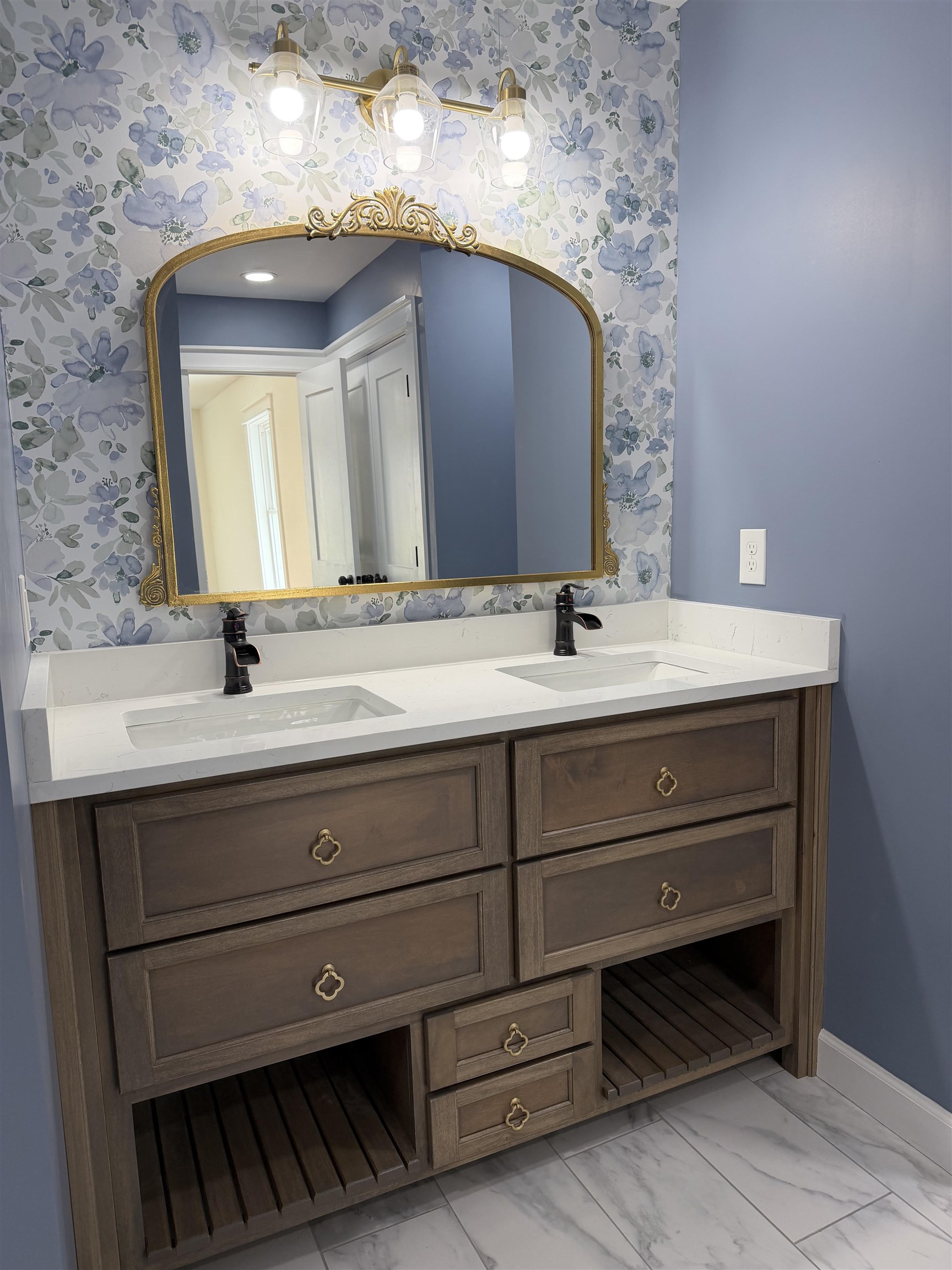 172 New Bethel Road Selmer, TN 38375 - Photo 21 of 30 a bathroom with a sink and a mirror