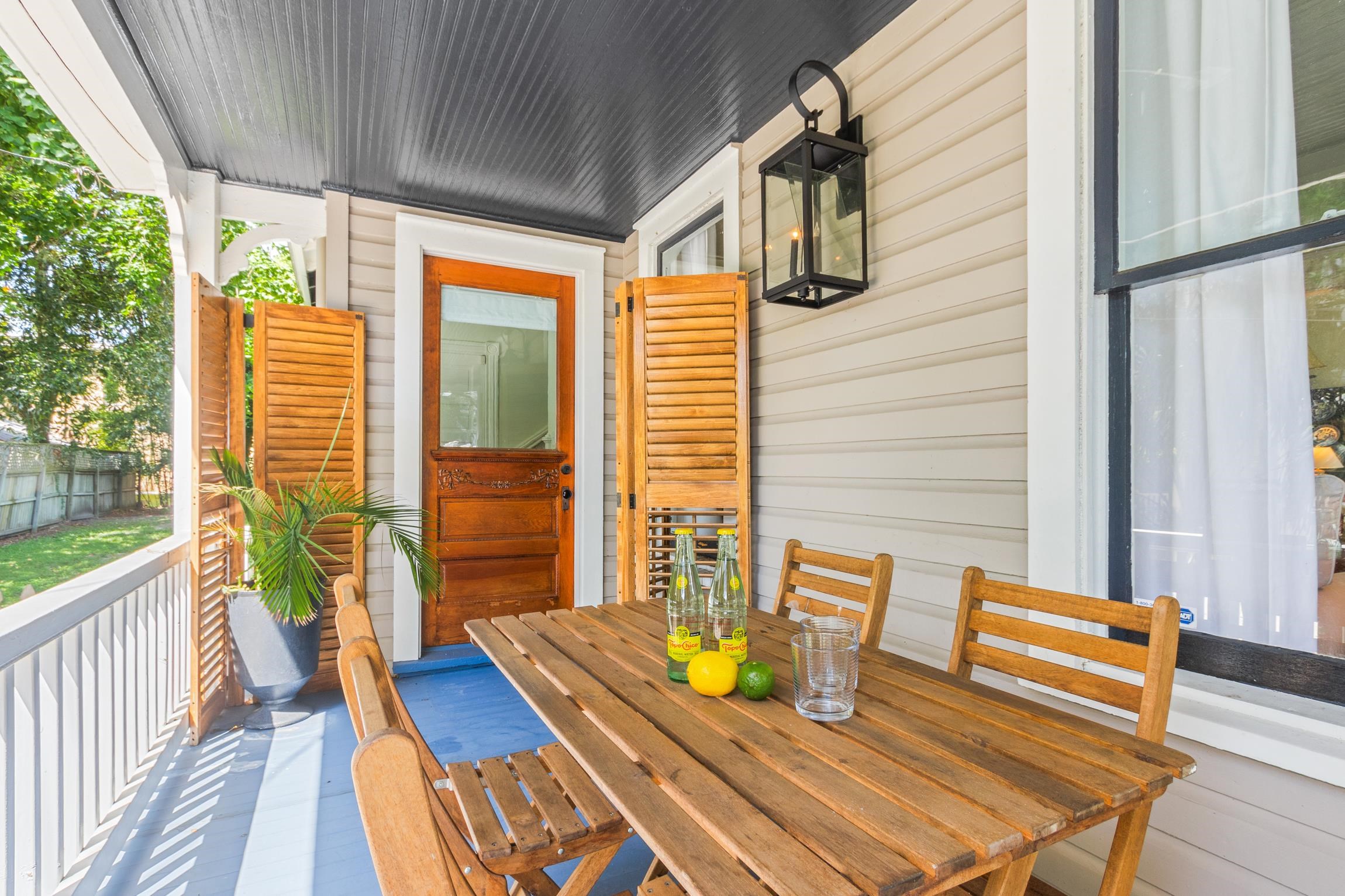 8 Sevilla Street St. Augustine, FL 32084 - Photo 11 of 73 Porch featuring outdoor dining area
