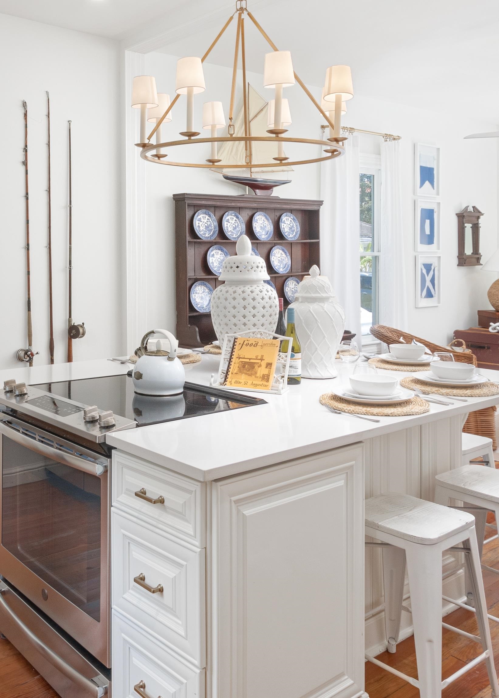 8 Sevilla Street St. Augustine, FL 32084 - Photo 15 of 73 a kitchen with a sink and cabinets