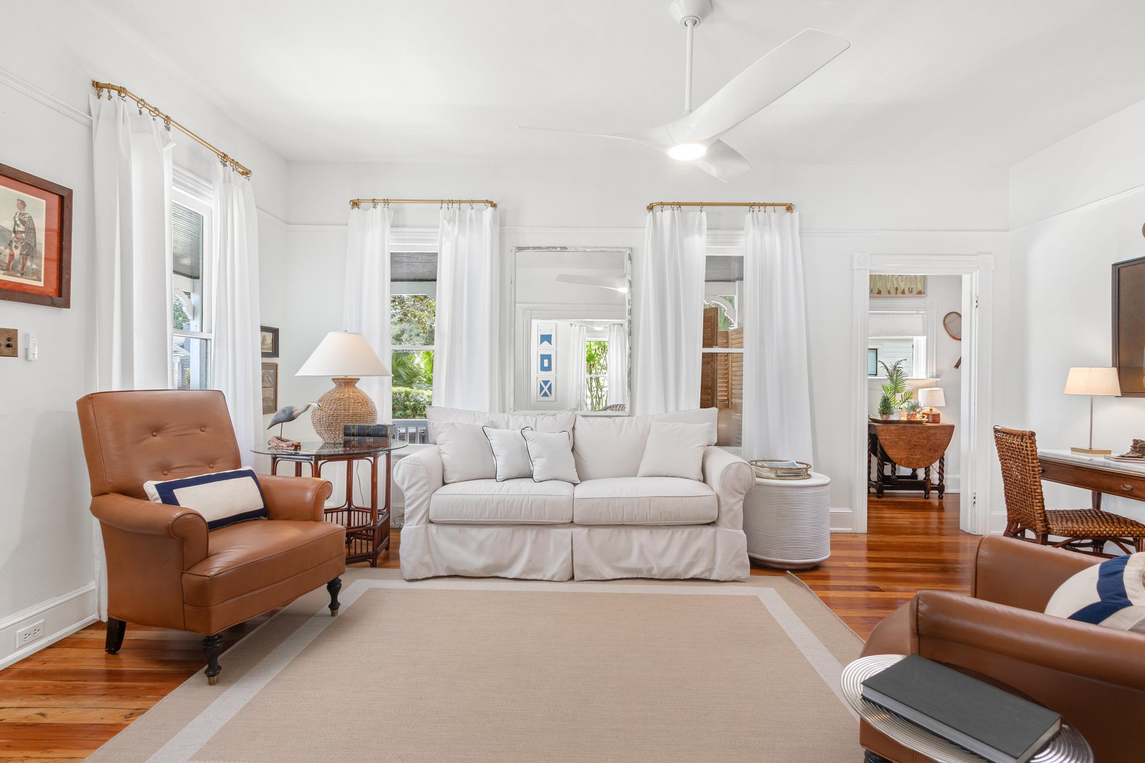 8 Sevilla Street St. Augustine, FL 32084 - Photo 20 of 73 a living room with furniture and a large window