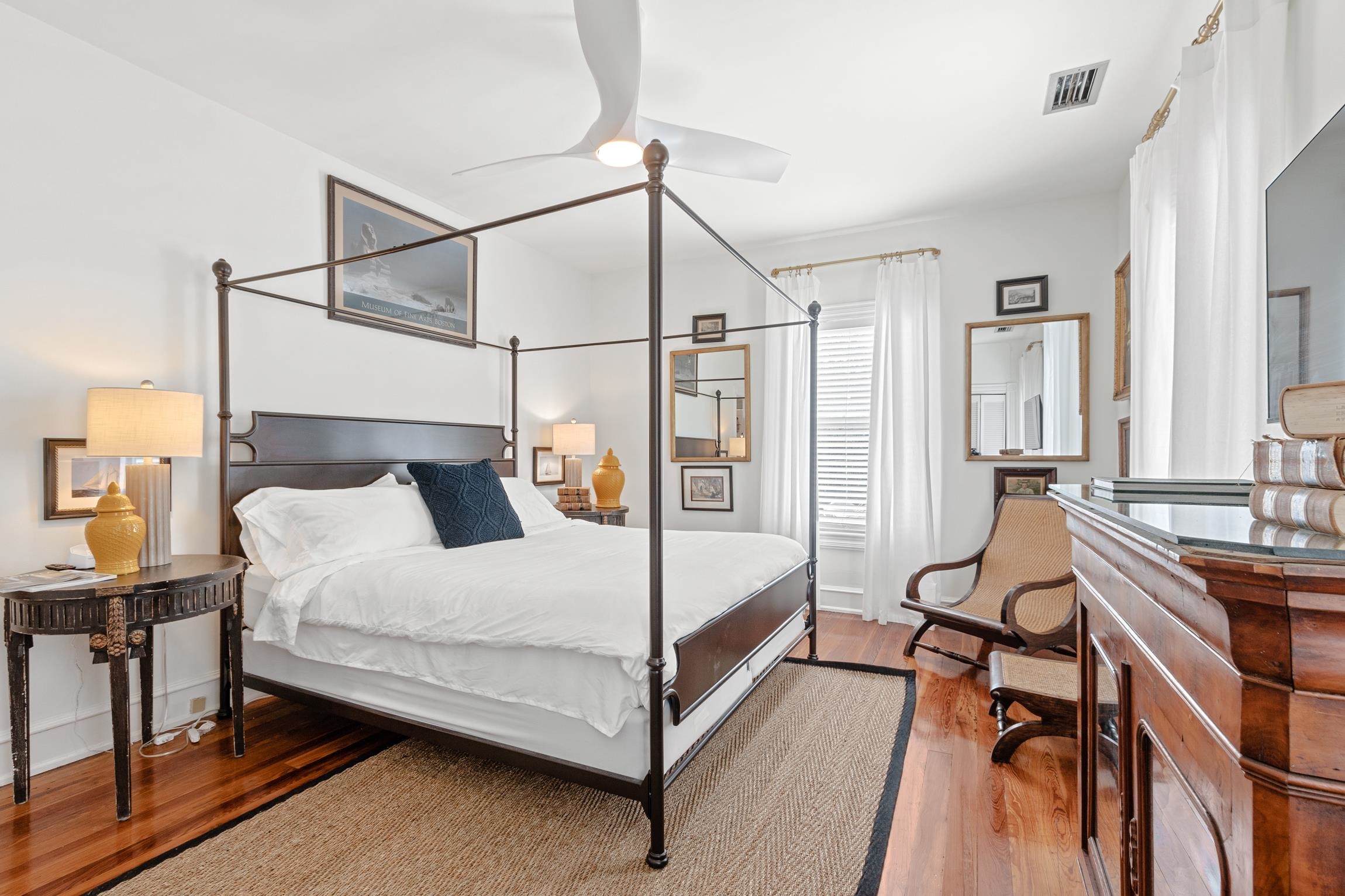 8 Sevilla Street St. Augustine, FL 32084 - Photo 40 of 73 a bedroom with a bed window and walk in closet