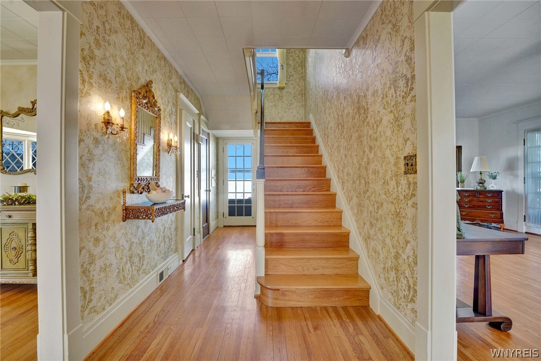 4998 Lake Shore Road Hamburg, NY 14075 - Photo 15 of 44 SOLID WOOD STAIRCASE