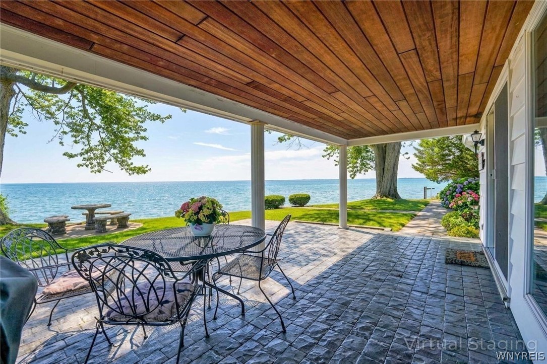 4998 Lake Shore Road Hamburg, NY 14075 - Photo 9 of 44 REAR PATIO - STAMPEDCONCRETE