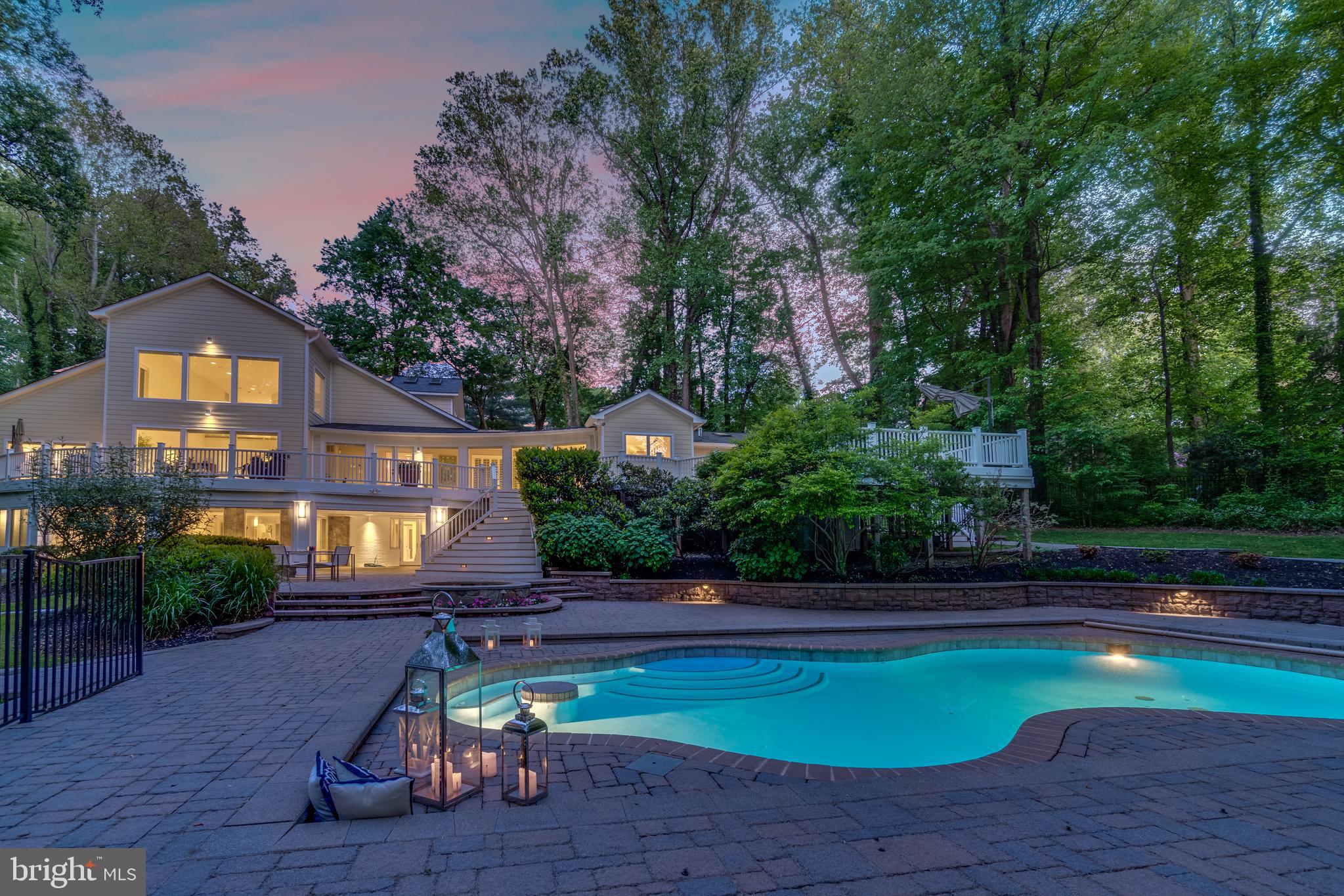 1348 Windy Hill Road McLean, VA 22102 - Photo 2 of 66 Poolviews at Dusk