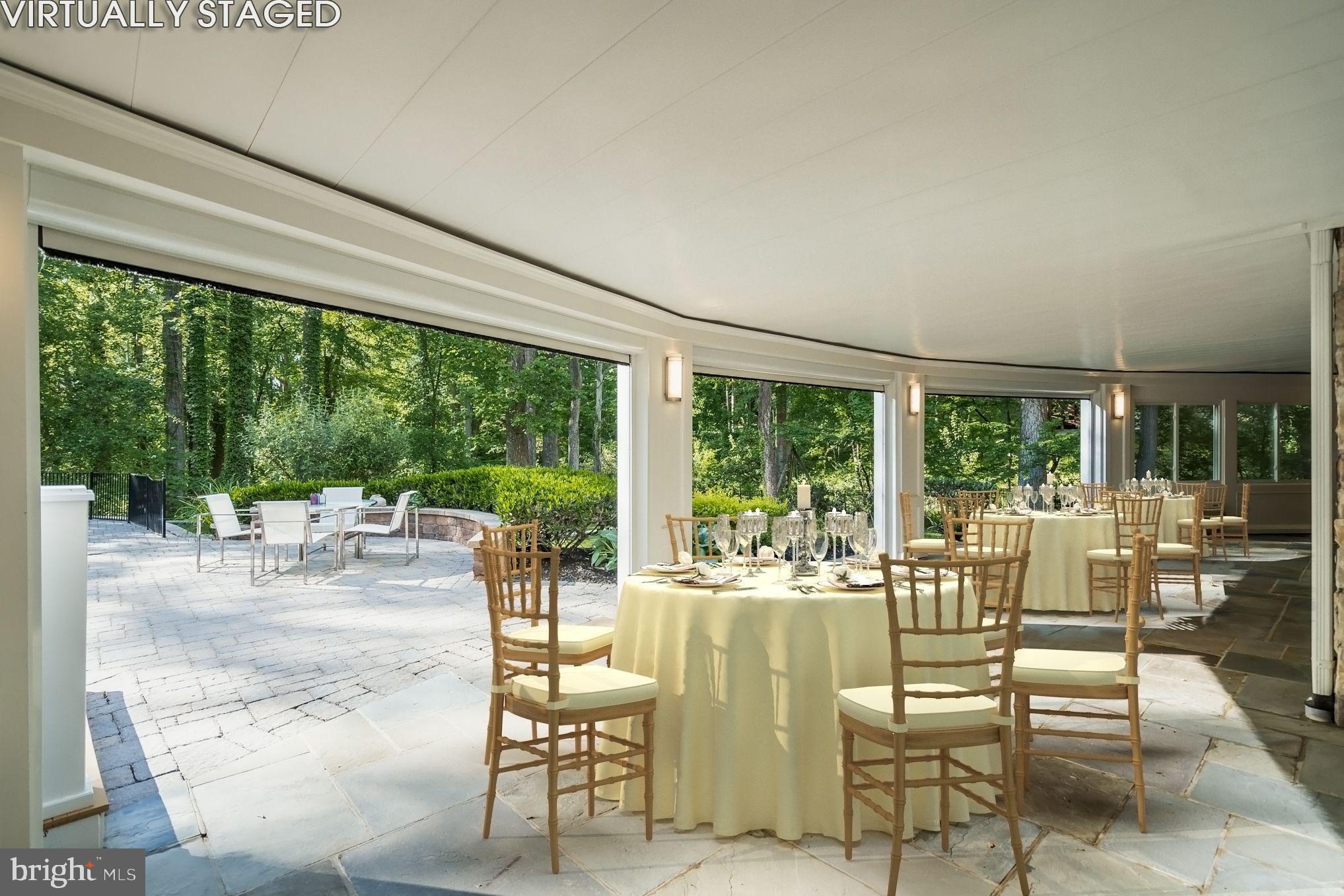 1348 Windy Hill Road McLean, VA 22102 - Photo 47 of 66 Covered Patio w Motorized Screens