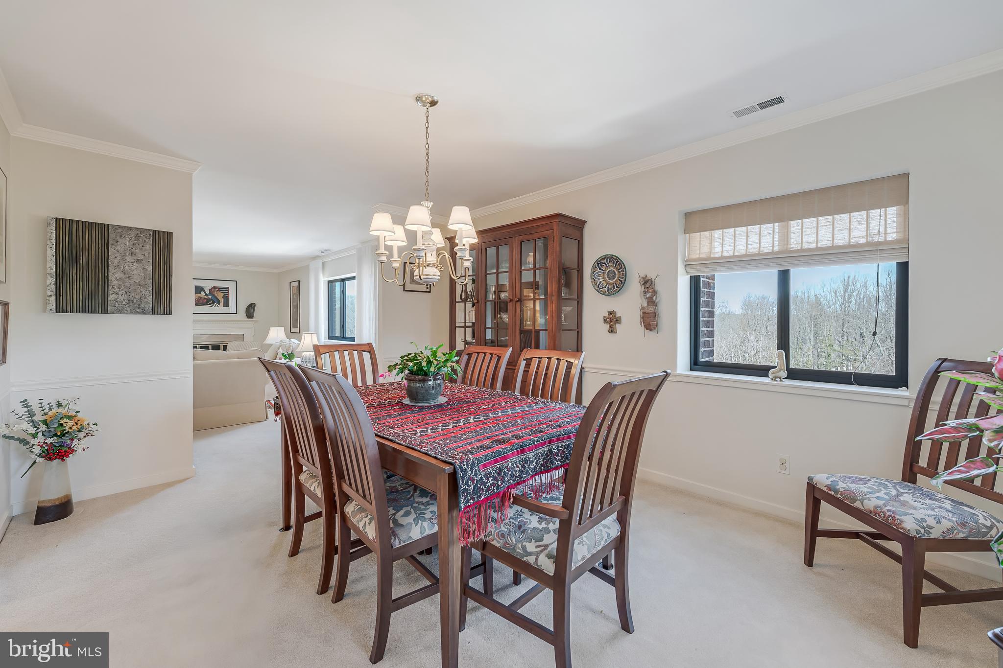 11500 Fairway Drive, Unit 507 Reston, VA 20190 - Photo 12 of 41 a view of a dining room with furniture window and outside view