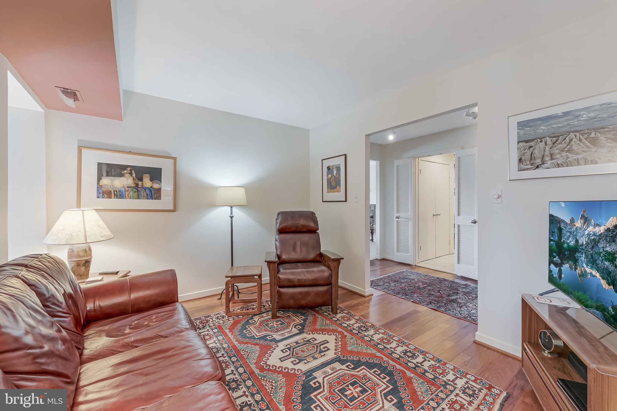 11500 Fairway Drive, Unit 507 Reston, VA 20190 - Photo 34 of 41 a living room with a couch and a potted plant