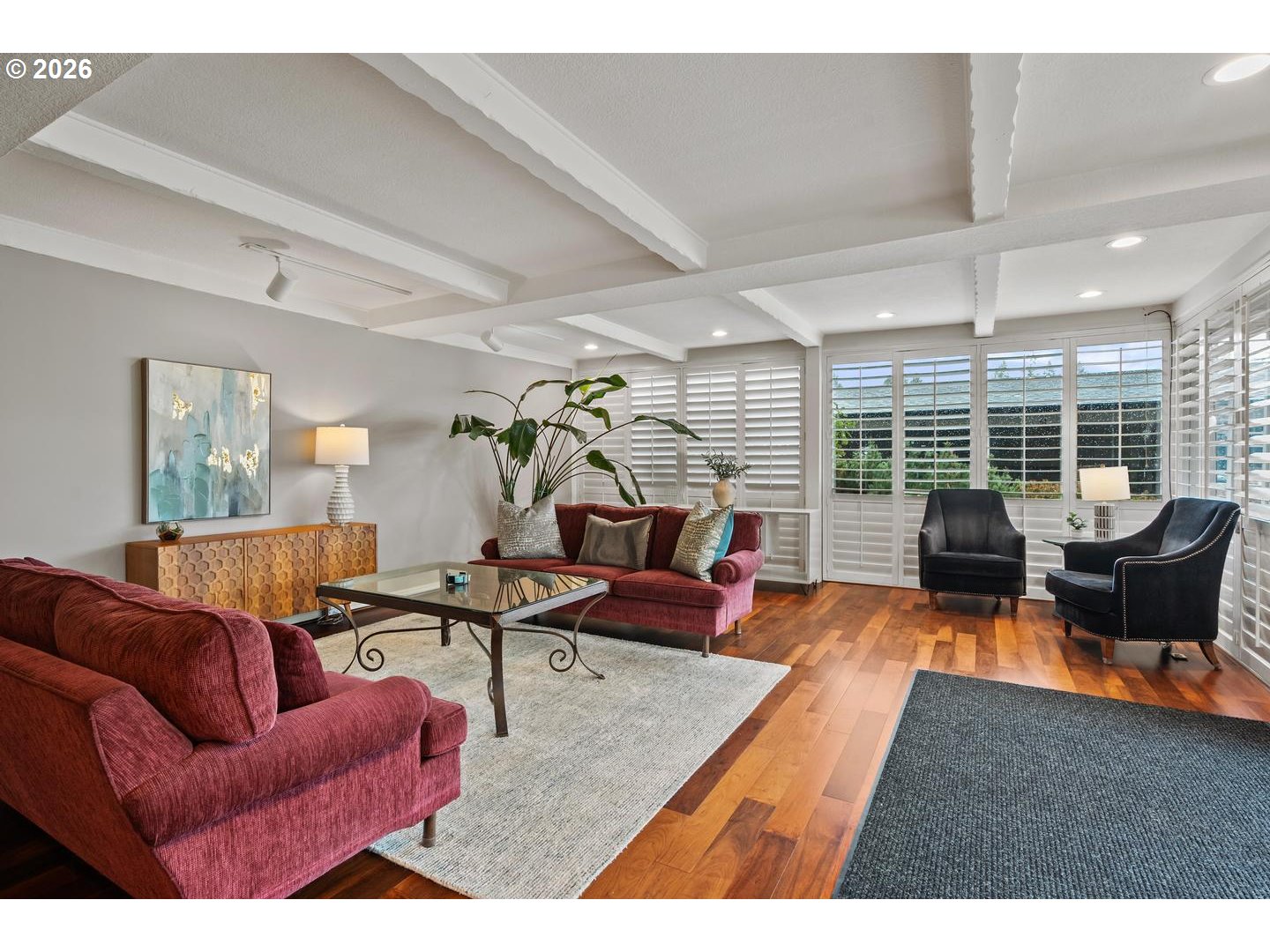 4460 Southwest Scholls Ferry Road, Unit 8 Portland, OR 97225 - Photo 3 of 31 a living room with furniture and a large window
