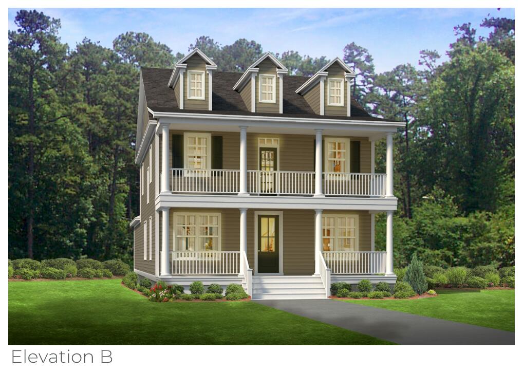 121 Petrell Road Summerville, SC 29483 - Photo 1 of 32 Sprucewood Elevation B Rendering