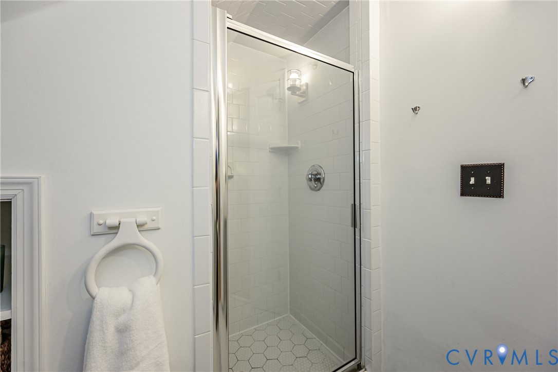 1312 Santa Rosa Road Henrico, VA 23229 - Photo 42 of 54 Primary Bathroom with Tiled Shower.
