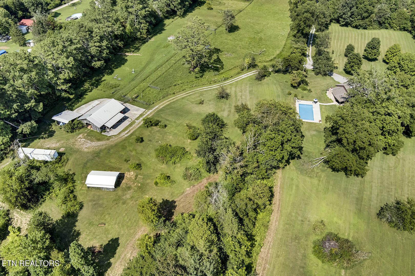 4923 Shipe Road Corryton, TN 37721 - Photo 2 of 55 54_ShipeRoad_4923_Barn-HomeElevated02