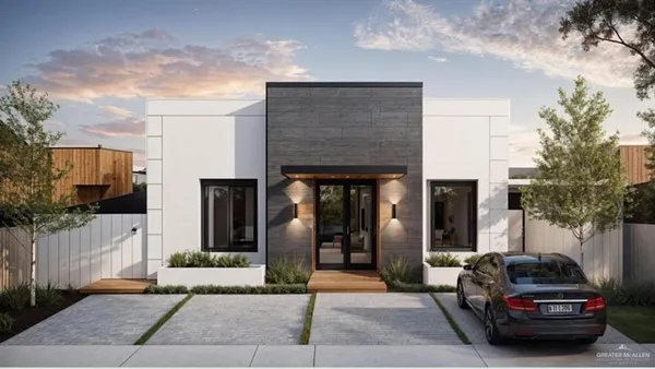 a car parked in front of house