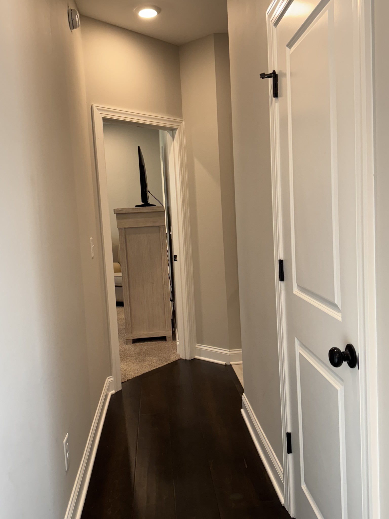 344 Brandywine Lane Springfield, TN 37172 - Photo 11 of 30 a view of a hallway with wooden floor and cabinet