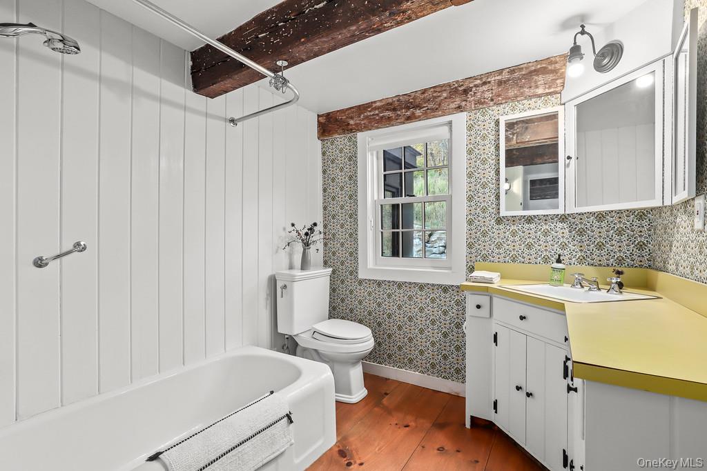 56 Northrup Road Dover Plains, NY 12522 - Photo 19 of 46 a bathroom with a sink a toilet and shower