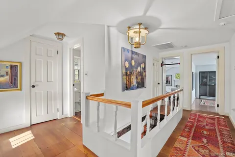 workspace with wooden floor