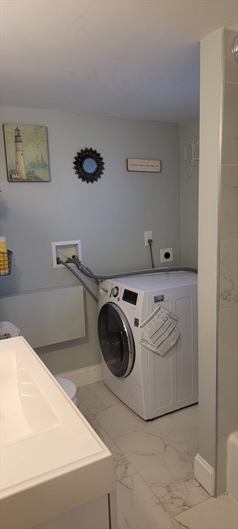 11 Walter Street, Unit 2 Boston, MA 02136 - Photo 16 of 26 a utility room with dryer and washer