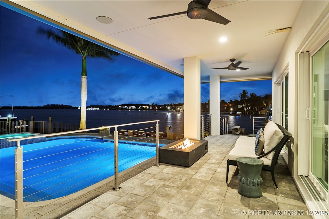 6026 Southeast Horseshoe Point Road Stuart, FL 34997 - Photo 32 of 44 Wrap around patio with views from everywhere