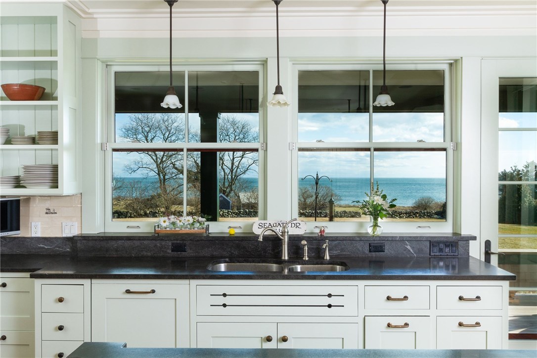 30 Seagate Drive Narragansett, RI 02882 - Photo 13 of 40 Kitchen with Spectacular Ocean Views
