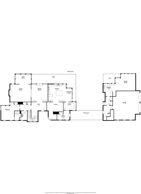 30 Seagate Drive Narragansett, RI 02882 - Photo 39 of 40 First Floor Floorpan