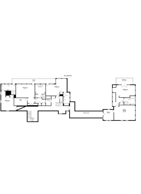 30 Seagate Drive Narragansett, RI 02882 - Photo 40 of 40 Second Floor Floorpan