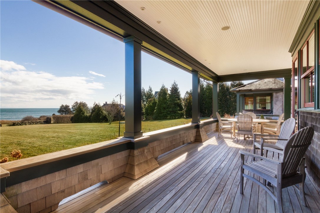 30 Seagate Drive Narragansett, RI 02882 - Photo 8 of 40 Outdoor Porch Overlooking Ocean