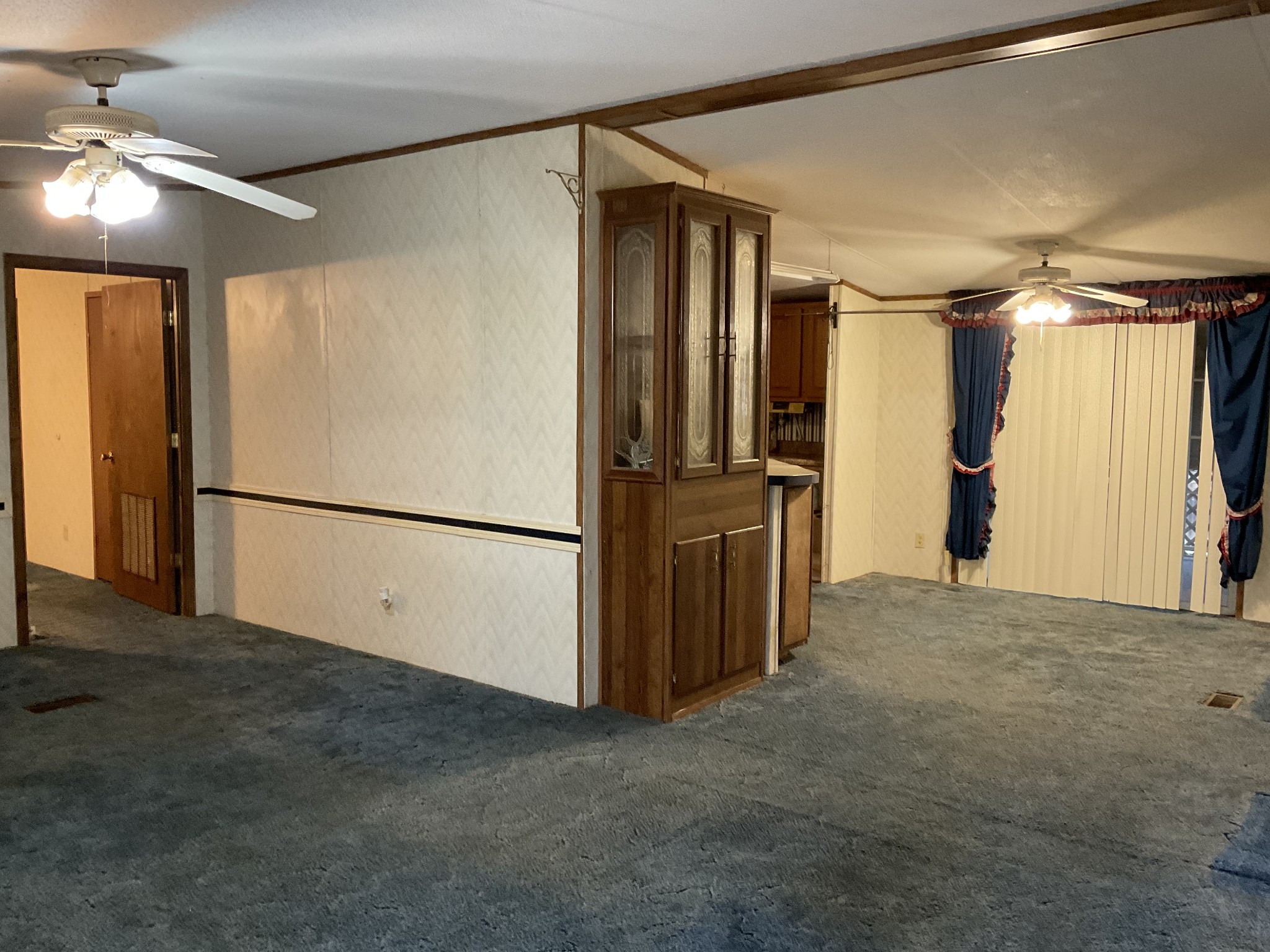 167 Dripping Springs Street Crofton, KY 42217 - Photo 11 of 30 a view of empty room with wooden walls