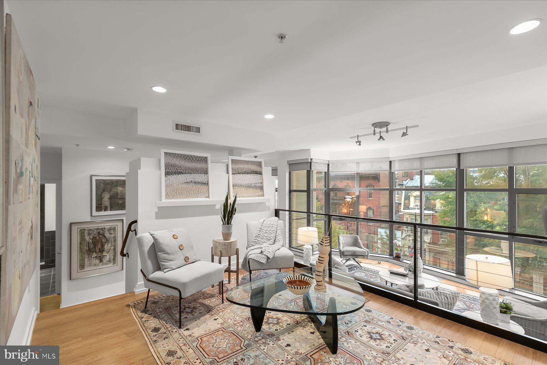 1413 P Street Northwest, Unit 301 Washington, DC 20005 - Photo 6 of 25 Airy Loft with Urban Views