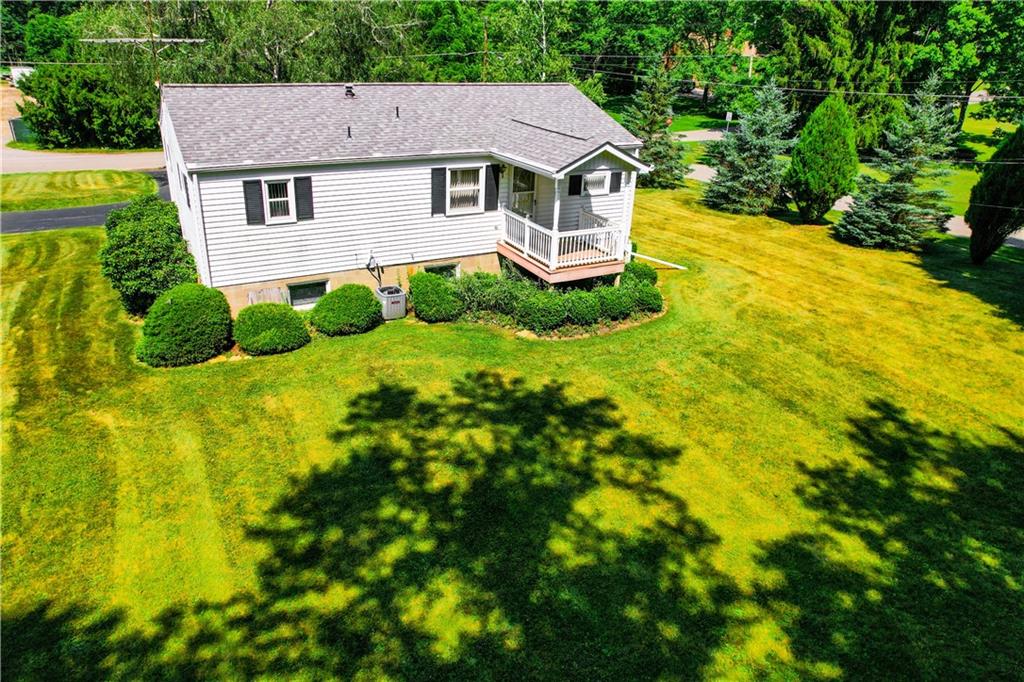 130 Country Club Road Butler, PA 16002 - Photo 36 of 38 a aerial view of a house with a yard table and chairs