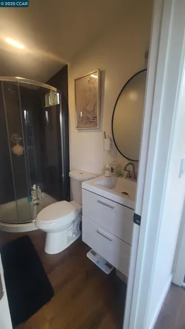 a view of entryway and hall with a chandelier