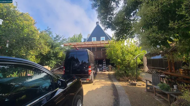 a view of outdoor space and barbecue grill